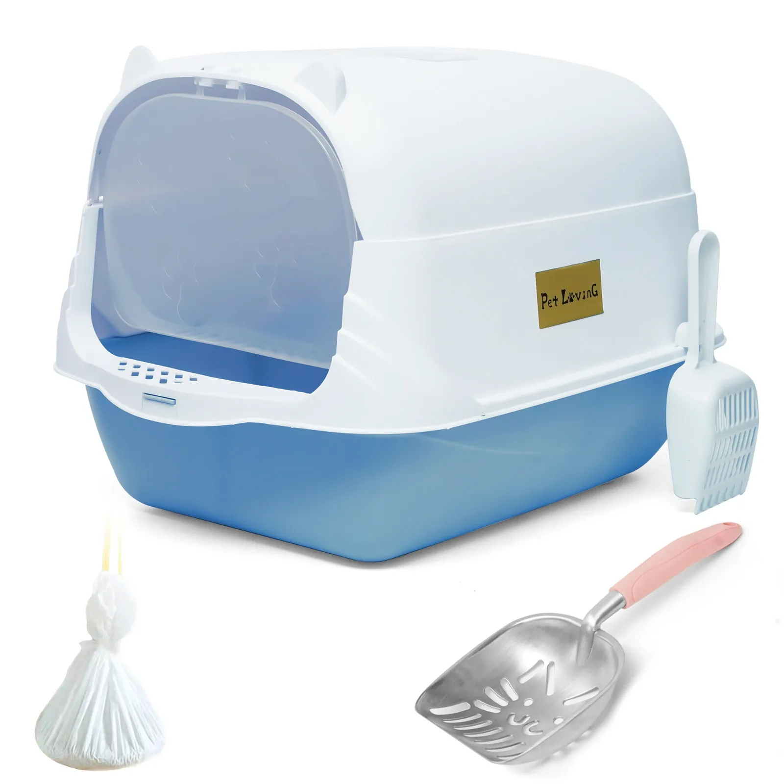 NEW A large cat trash can with a hat that loves animals. The cat bathroom is detachable with a triple trash can and a garbage s
NEW A large cat trash can with a hat that loves animals. The cat bathroom is detachable with a triple trash can and a garbage s