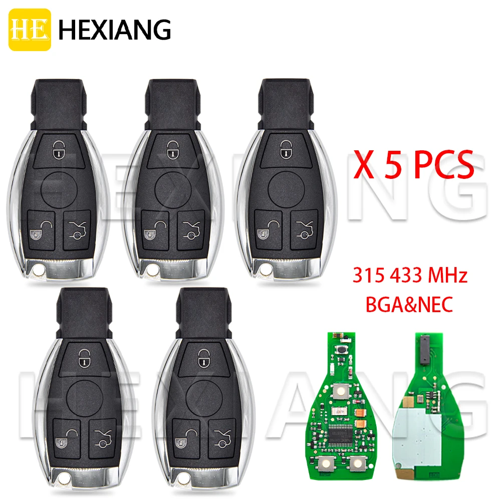 HE Xiang 5 шт./лот Автомобильный ключ дистанционного управления для Mercedes Benz W203 W204 W205 W210 W211 W212 W221 W222 A B C E S класс BGA и NEC 315 МГц 433 МГц
HE Xiang 5 шт./лот Автомобильный ключ дистанционного управления для Mercedes Benz W203 W204 W205 W210 W211 W212 W221 W222 A B C E S класс BGA и NEC 315 МГц 433 МГц