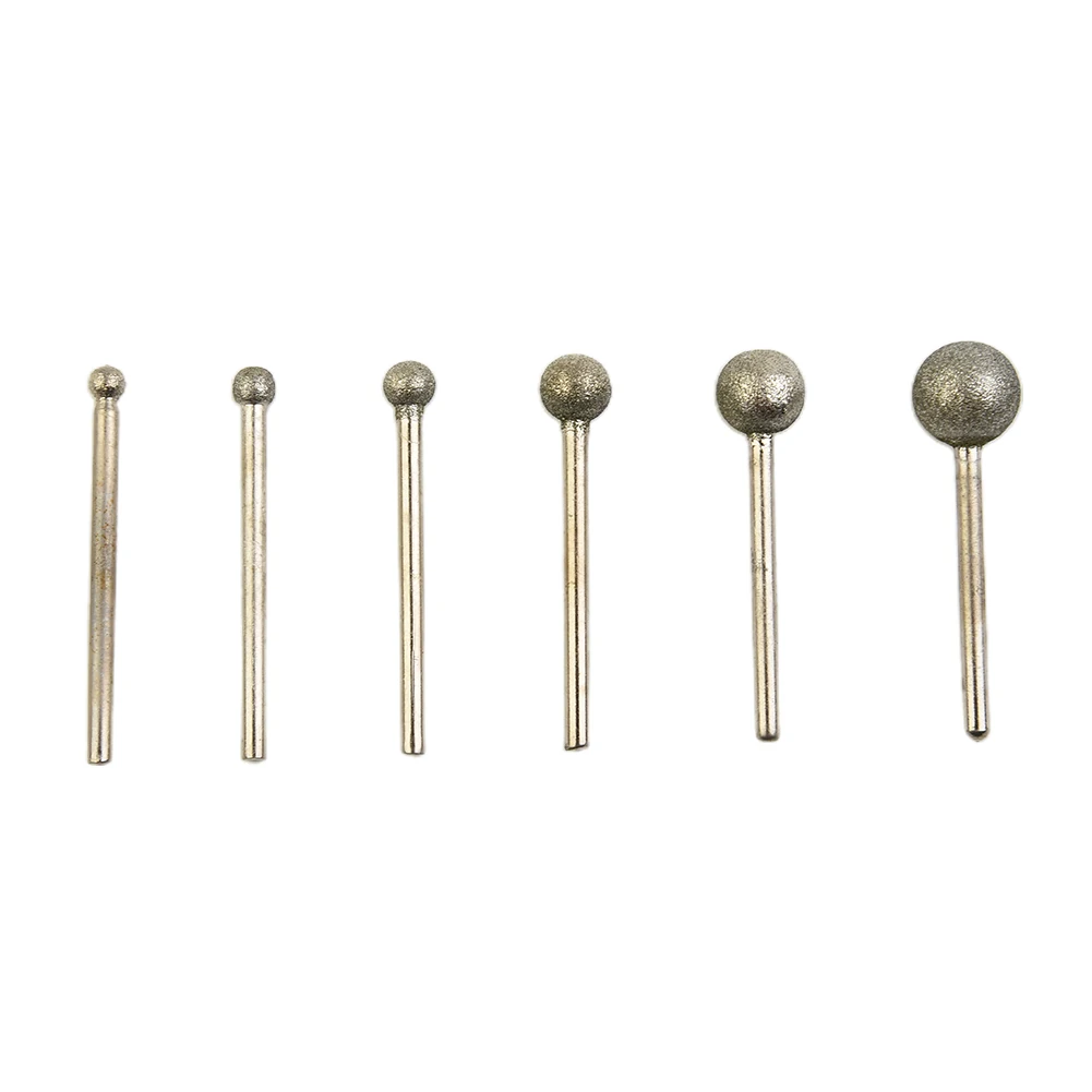 Useful New Practical Durable Diamond Round Ball Burr Grinding Needle Head Pack Set 4-12mm 4/5/6/8/10/12mm 6pcs
Useful New Practical Durable Diamond Round Ball Burr Grinding Needle Head Pack Set 4-12mm 4/5/6/8/10/12mm 6pcs