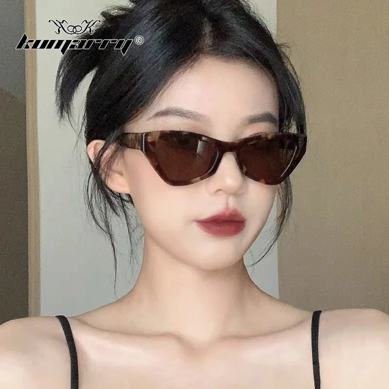 

KUMARRY Vintage Sunglasses Men/Women's Sun Glasses Brand Designer Sunglass Cat Eye Goggles Outdoors Eye Wear gafas de sol UV400