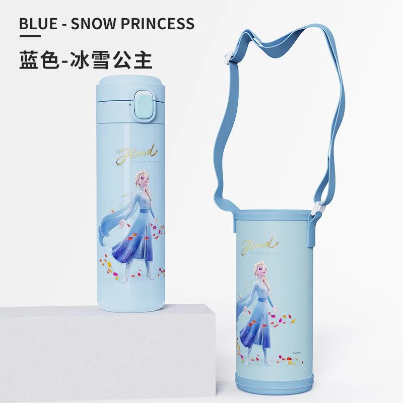

Disney Frozen Thermos Water Cup For Girls Boys Spider Man Stainless Steel 316 Vacuum Student Straight Drinking Bottle Keep Warm