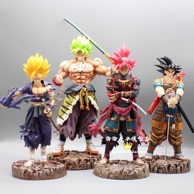 Dragon Ball Z Samurai Goku Gohan Broly Vegeta Buu Frieza Shahru Standing Posture Anime Figures Collection Model Ornaments Toys 
Dragon Ball Z Samurai Goku Gohan Broly Vegeta Buu Frieza Shahru Standing Posture Anime Figures Collection Model Ornaments Toys