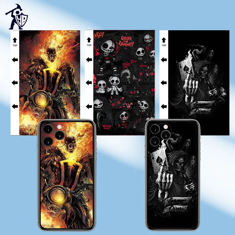 20Pcs Skull 3D Embossed Back Cover Film Protector Skin Sticker Hydrogel Rear Film For Any Cutting Machine Plotter
20Pcs Skull 3D Embossed Back Cover Film Protector Skin Sticker Hydrogel Rear Film For Any Cutting Machine Plotter