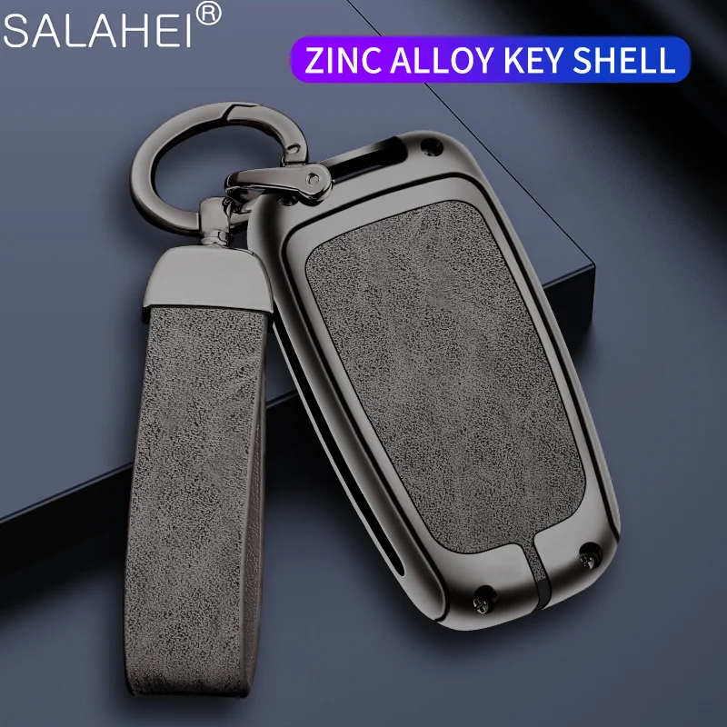

Zinc Alloy Car Key Case Cover Remote Shell Holder For KIA Forte Sportage K2 K5 for Hyundai Genesis Coupe Sonata IX35 Accessories
