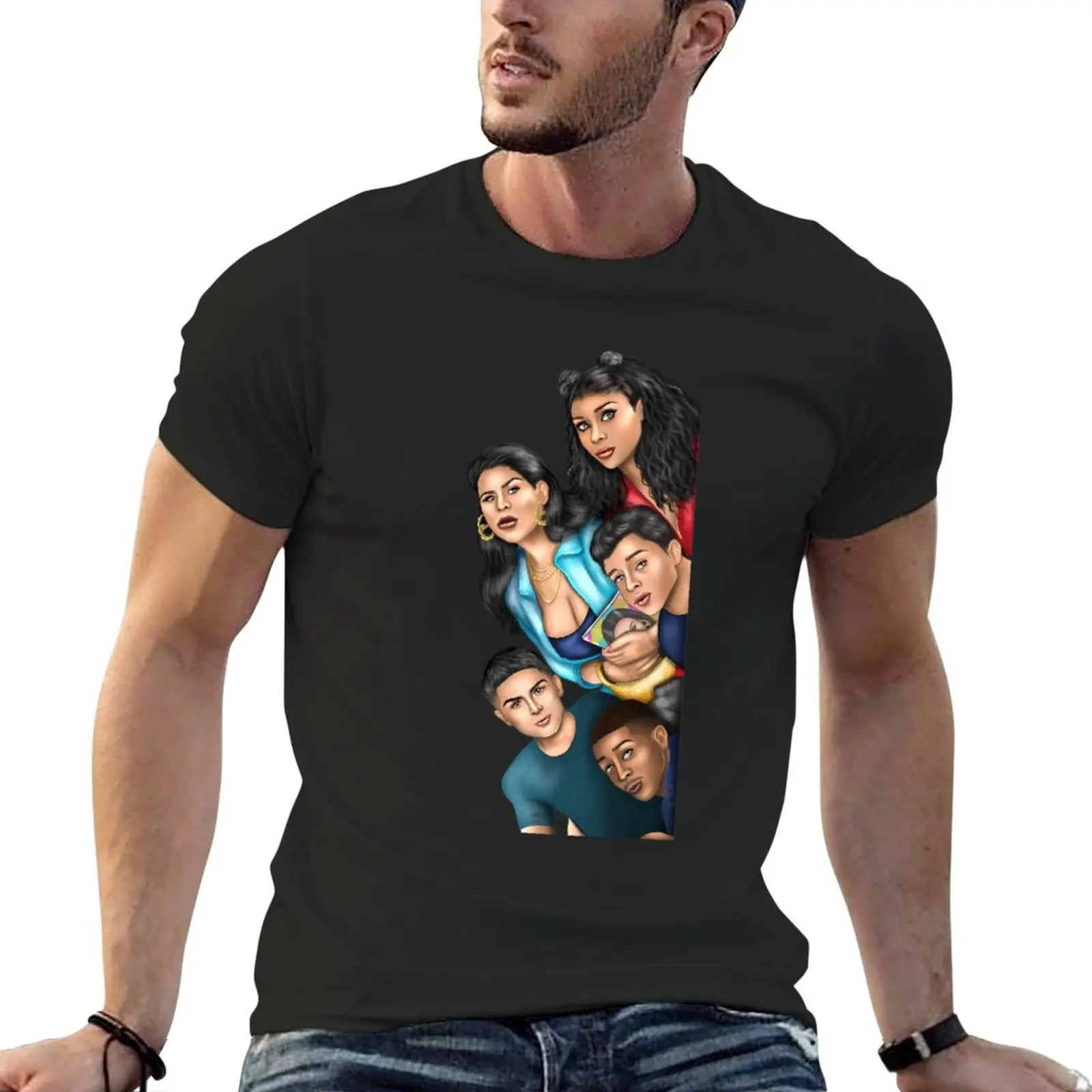 On My Block cast T-Shirt boys animal print shirt Aesthetic clothing plain white t shirts men
On My Block cast T-Shirt boys animal print shirt Aesthetic clothing plain white t shirts men