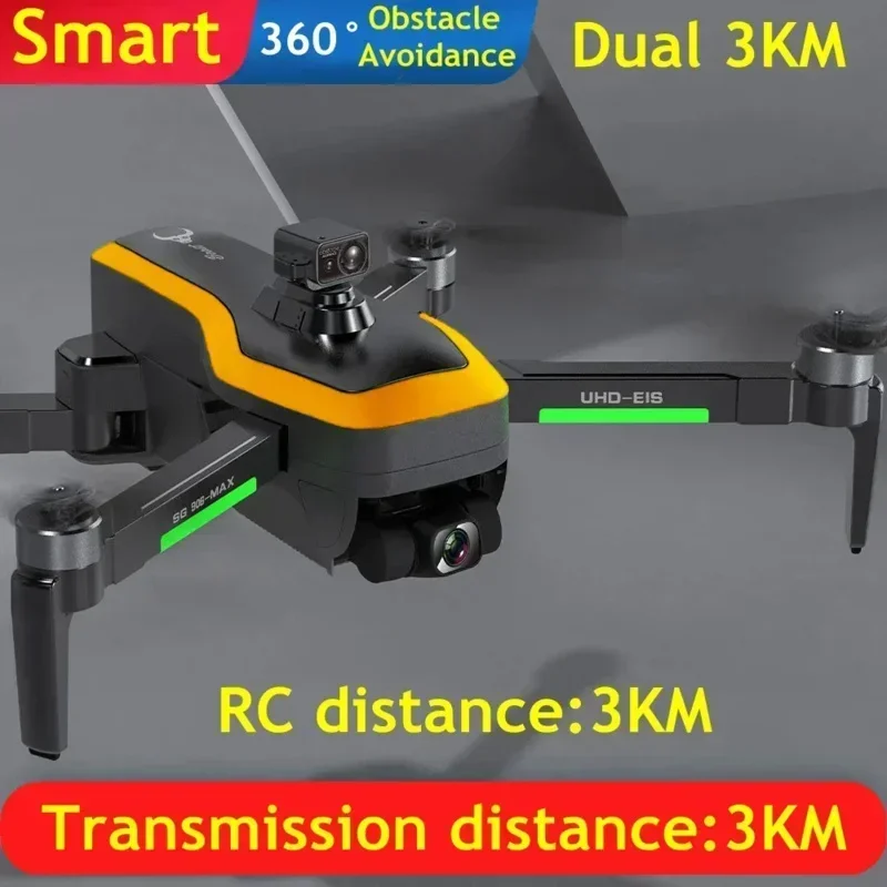 SG906 MAX MAX1 Professional GPS 4K Drone with 3 Axis Gimbal EIS Camera Profesional Obstacle Avoidance Dron RC Quadcopter
SG906 MAX MAX1 Professional GPS 4K Drone with 3 Axis Gimbal EIS Camera Profesional Obstacle Avoidance Dron RC Quadcopter