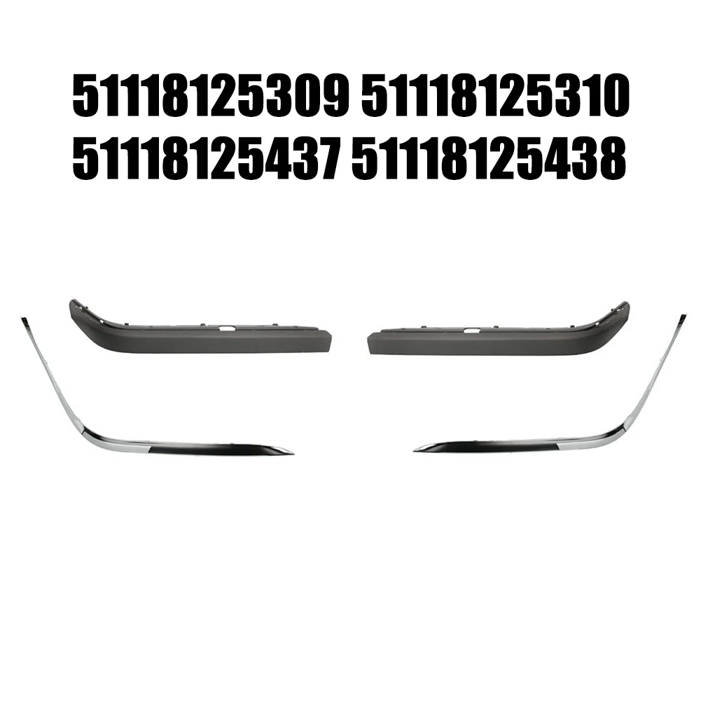 4pcs Car Front Bumper Molding Plastic + Chrome Trim Exterior Part 51118125309 For BMW 7 Series E38 1994 - 2001 51118125310
4pcs Car Front Bumper Molding Plastic + Chrome Trim Exterior Part 51118125309 For BMW 7 Series E38 1994 - 2001 51118125310