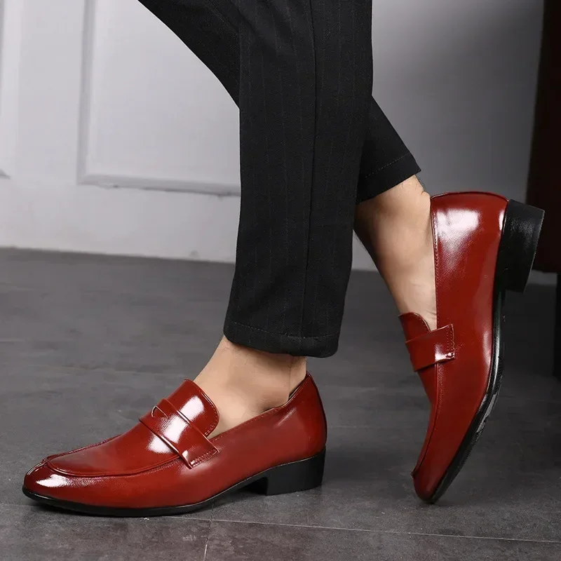 Formal Shoe for Men Dress Shoes Made in Italy Men's Natural Leather Social Shipping Wedding for Brand Loafersf Pointed Toe Brown
Formal Shoe for Men Dress Shoes Made in Italy Men's Natural Leather Social Shipping Wedding for Brand Loafersf Pointed Toe Brown