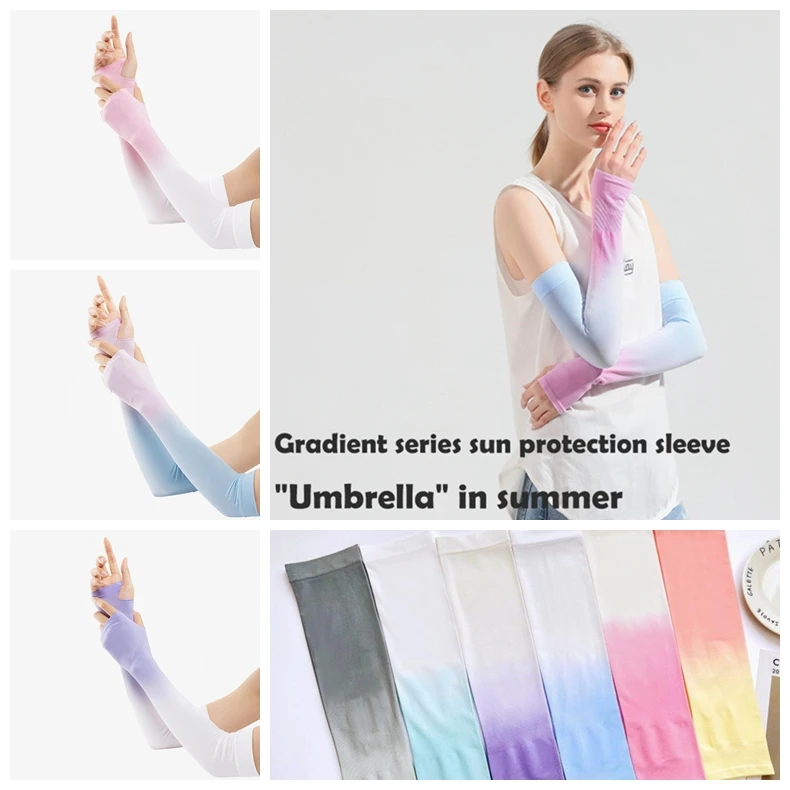1 Pair Summer New Gradient Color Colorful Ice Sleeves Sunscreen Outdoor Arm Guards UV Protection Ice Sleeves 2022
1 Pair Summer New Gradient Color Colorful Ice Sleeves Sunscreen Outdoor Arm Guards UV Protection Ice Sleeves 2022