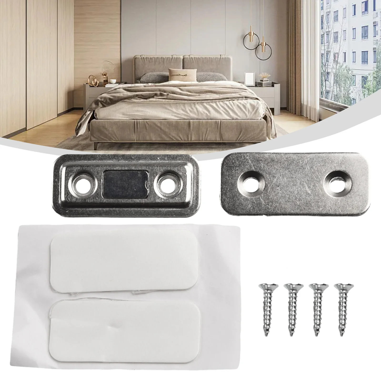 Magnetic Cabinet Catches With Screw Adhesive Invisible Door Closer Door Stop Home Improvement Hardware Cold-Rolled Steel
Magnetic Cabinet Catches With Screw Adhesive Invisible Door Closer Door Stop Home Improvement Hardware Cold-Rolled Steel