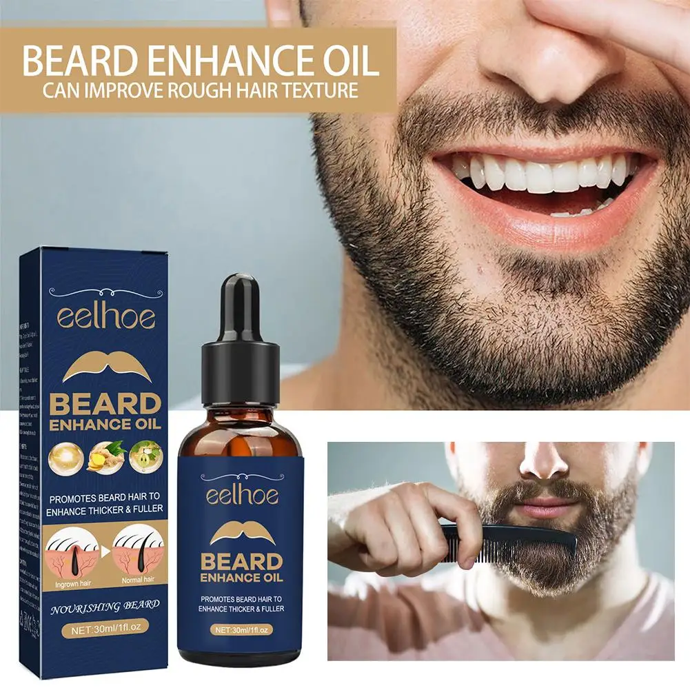 

30ml Beard Growth Oil for Men Products Thickener Nourishing Beard Grooming Treatment Beard Care M2Z0