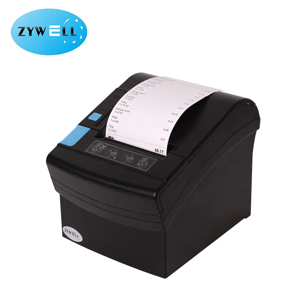 Zywell desktop thermal printer 80mm with bluetooth WIFI ZY906 POS receipt printer
Zywell desktop thermal printer 80mm with bluetooth WIFI ZY906 POS receipt printer