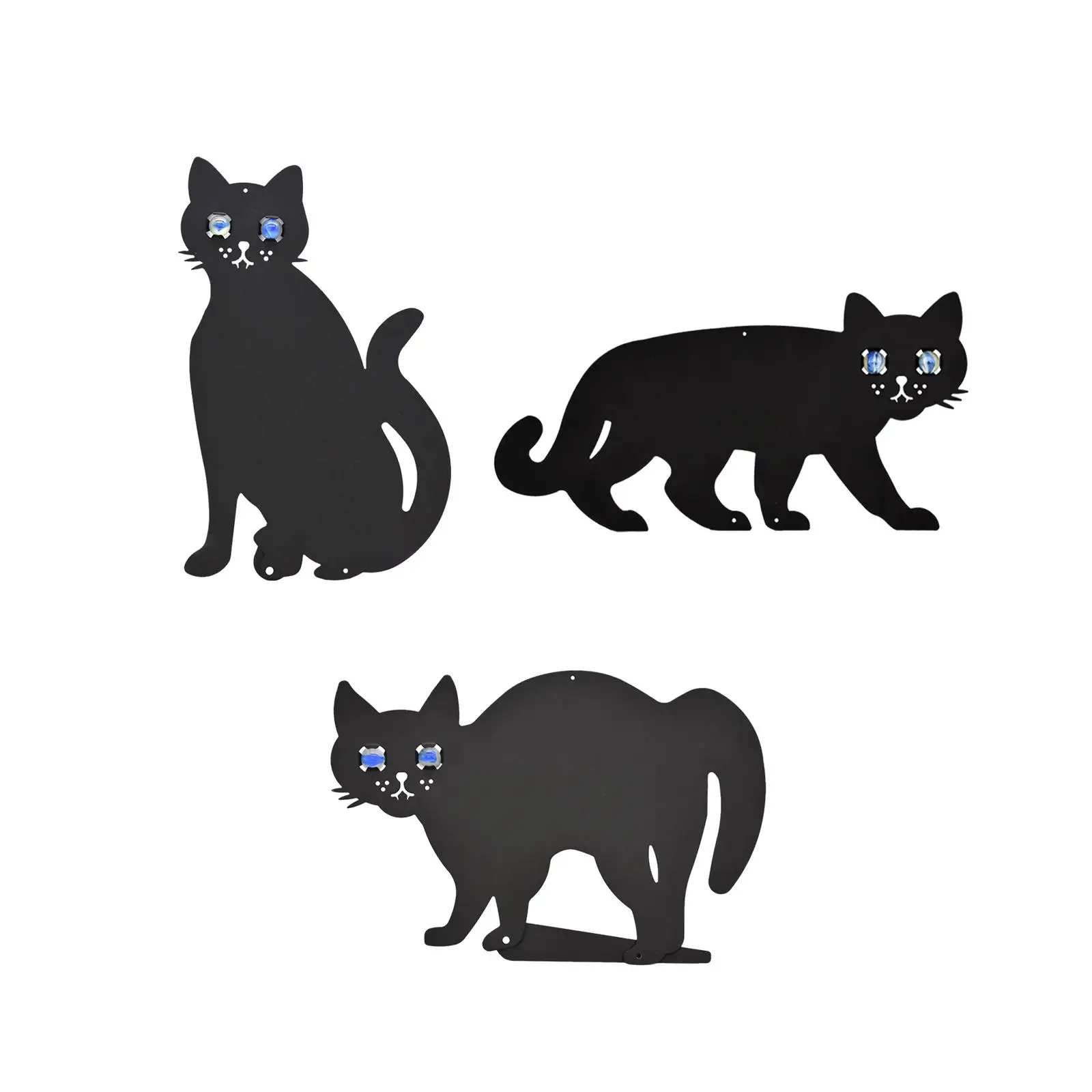 Garden Silhouette Metal Black Cat Stake Multipurpose Accessory Decorative Weatherproof Animal Statue Ornament for Outdoor Patio
Garden Silhouette Metal Black Cat Stake Multipurpose Accessory Decorative Weatherproof Animal Statue Ornament for Outdoor Patio
