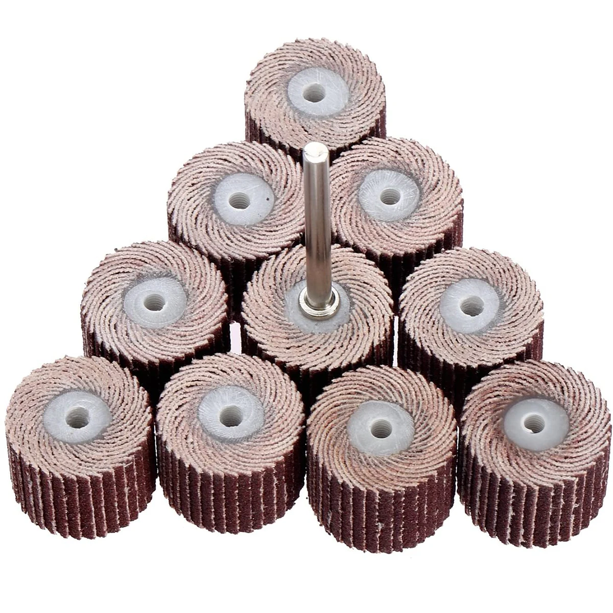 10Pcs 12mm Flap Wheel Sandpaper Sanding Disc 80/120/240/320/600 Movable Handle Grinding Head Sandpaper Gauze Louver Wheel
10Pcs 12mm Flap Wheel Sandpaper Sanding Disc 80/120/240/320/600 Movable Handle Grinding Head Sandpaper Gauze Louver Wheel
