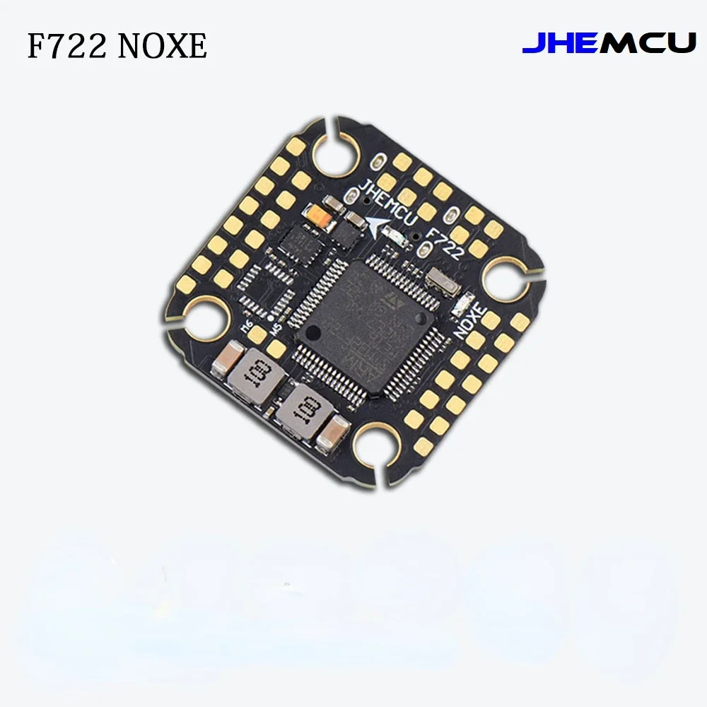 

JHEMCU F722 NOXE Flight Controller Built-in Gyro Barometer OSD 16MB BlackBox Dual BEC 3-6S 20X20mm for FPV Freestyle Drones