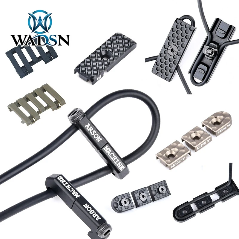 WADSN Tactical M-LOK Keymod Wire Guide System Cable Management Rail Cover Picatinny Rails For M300 M600 PEQ15 DBAL A2 MAWL NGAL
WADSN Tactical M-LOK Keymod Wire Guide System Cable Management Rail Cover Picatinny Rails For M300 M600 PEQ15 DBAL A2 MAWL NGAL
