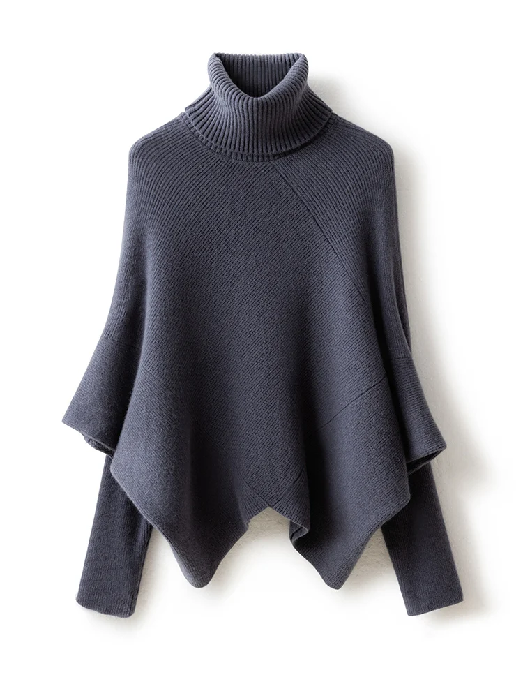 Turtleneck Cashmere Knitted Batwing Pullover Women 2023 Autumn Winter Female Brand New Soft Wool Tops Luxury Designer Sweater
Turtleneck Cashmere Knitted Batwing Pullover Women 2023 Autumn Winter Female Brand New Soft Wool Tops Luxury Designer Sweater