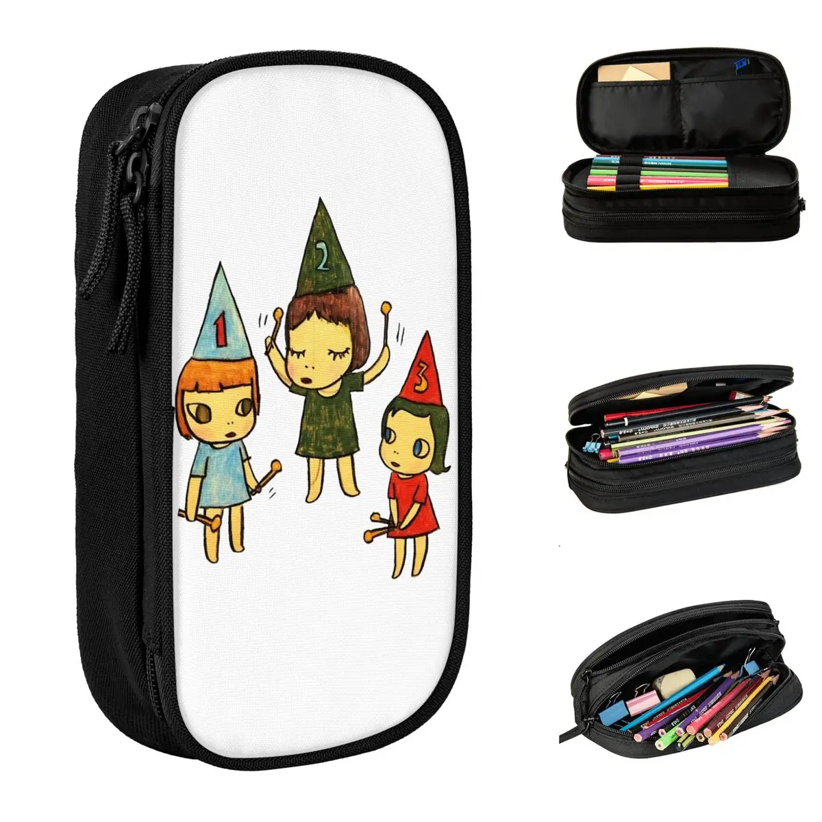Creative Yoshitomo Nara Three Girl Pencil Case Pencilcases Pen Box Kids Big Capacity Bags School Supplies Cosmetic Stationery
Creative Yoshitomo Nara Three Girl Pencil Case Pencilcases Pen Box Kids Big Capacity Bags School Supplies Cosmetic Stationery