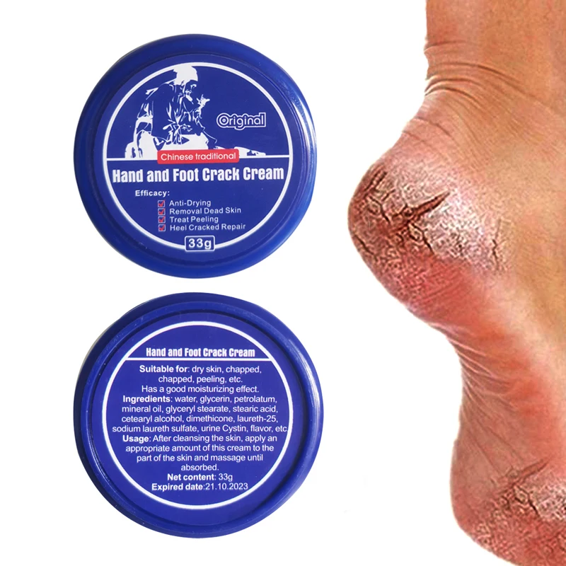 33g Heel Cracked Repair Cream Anti Crack Foot Cream Dryness Foot Mask Hand Mositurizing Removal Callus Dead Skin Hands Feet Care
33g Heel Cracked Repair Cream Anti Crack Foot Cream Dryness Foot Mask Hand Mositurizing Removal Callus Dead Skin Hands Feet Care