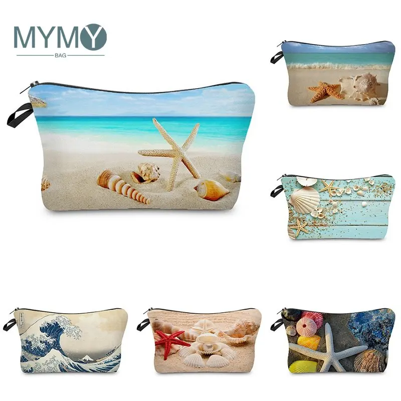 School Pencil Cases Starfish Shell Beach Printed Women's Cosmetic Bag Fashion Casual Canvas Travel Makeup Bags Organizer Gift
School Pencil Cases Starfish Shell Beach Printed Women's Cosmetic Bag Fashion Casual Canvas Travel Makeup Bags Organizer Gift
