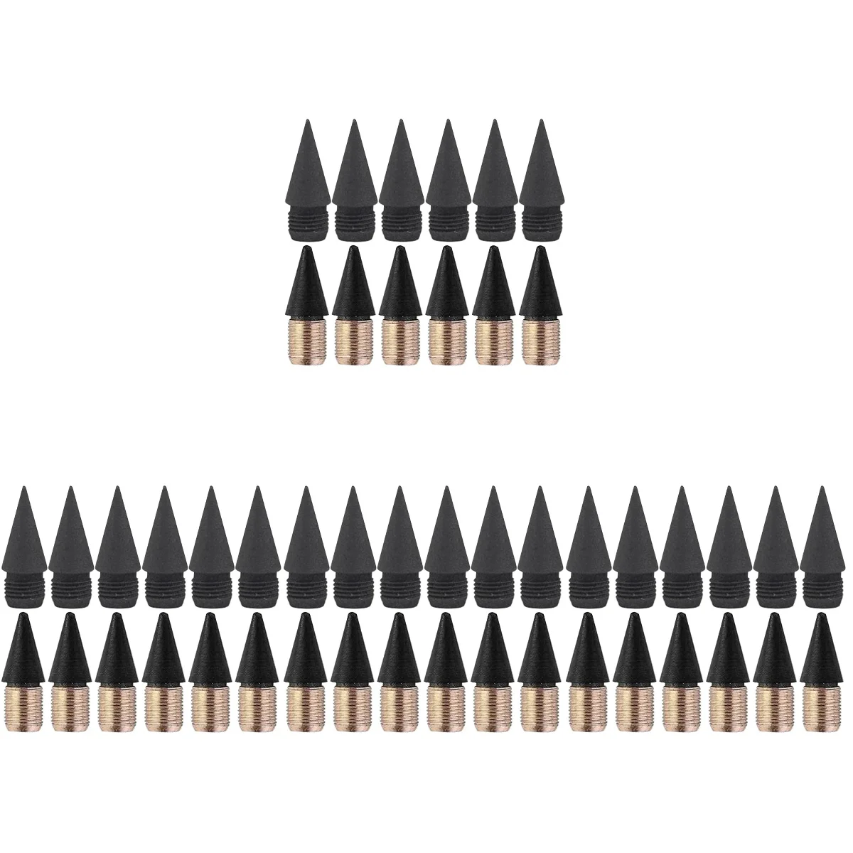48 Pcs Pencil Sharpener Alternative Inkless Replacement Nibs Tip Pencils for Students Lead Forever Graphite Eternal Refills
48 Pcs Pencil Sharpener Alternative Inkless Replacement Nibs Tip Pencils for Students Lead Forever Graphite Eternal Refills