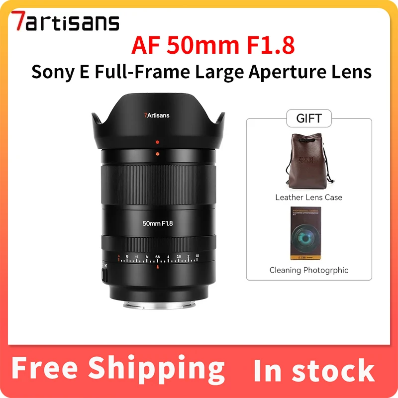 7artisans 50 мм F1.8 объектив камеры STM Автофокус полная Рамка Большая диафрагма объектив для Sony E ZVE10 6400 A7C II A7R II A7SII A7R 
7artisans 50 мм F1.8 объектив камеры STM Автофокус полная Рамка Большая диафрагма объектив для Sony E ZVE10 6400 A7C II A7R II A7SII A7R