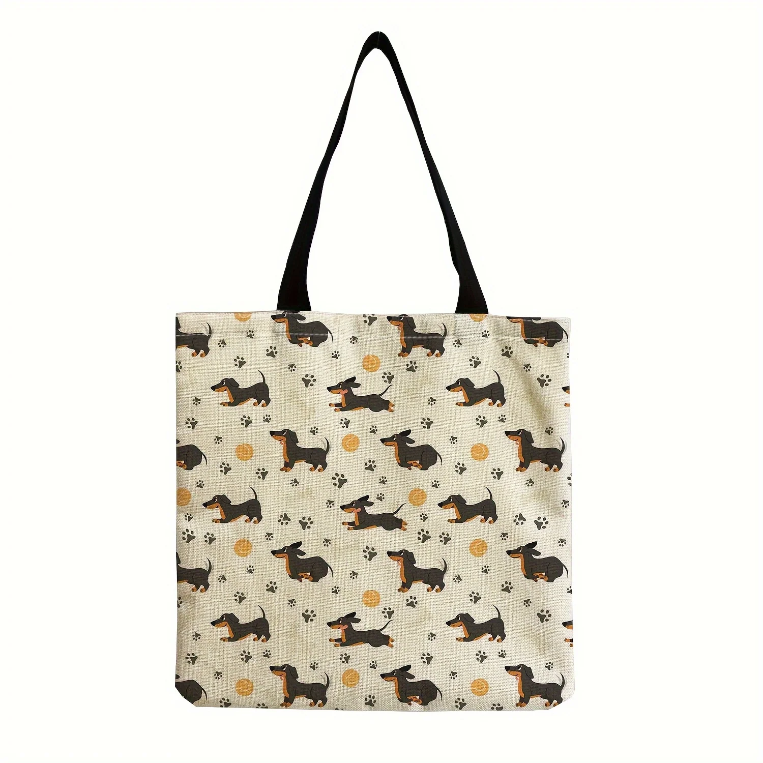 Cute Sausage Dog Print Tote Bag 6 S890f0dc5e4a04bd19ca3cf0c4a4effbaK