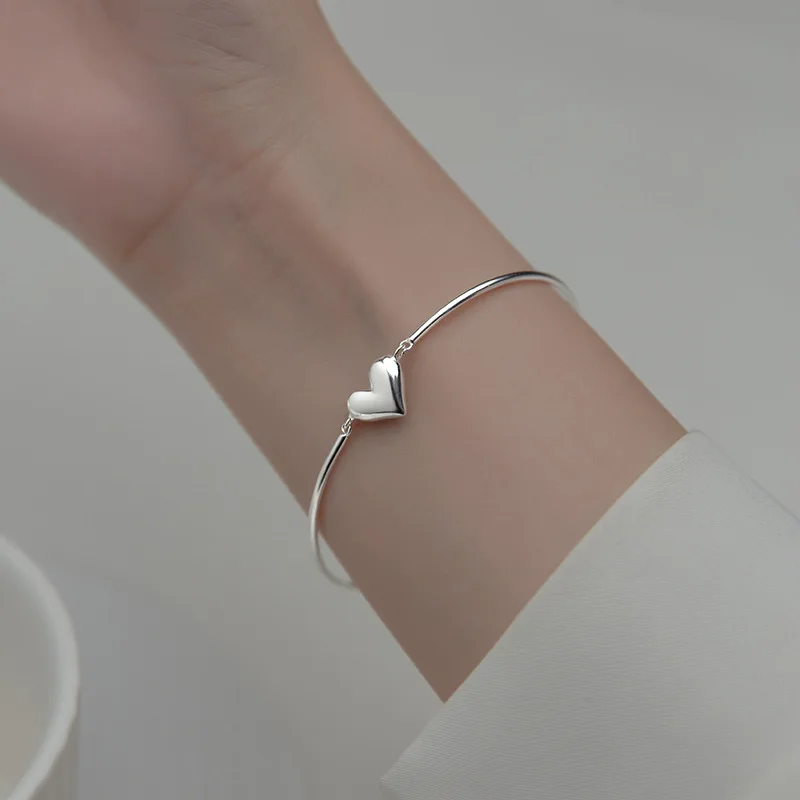 S925 Silver Plated Love Heart Charm Bracelet&Bangle For Women Elegant Party Jewelry Gift sl462
S925 Silver Plated Love Heart Charm Bracelet&Bangle For Women Elegant Party Jewelry Gift sl462