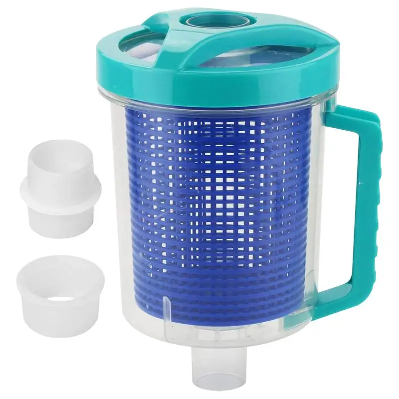 

Leaf Canister Pool Strainer Filter Leaf Trap Leaf Canister Inline With Handle Automatic Vacuum Suction Swimming Pool Cleaner