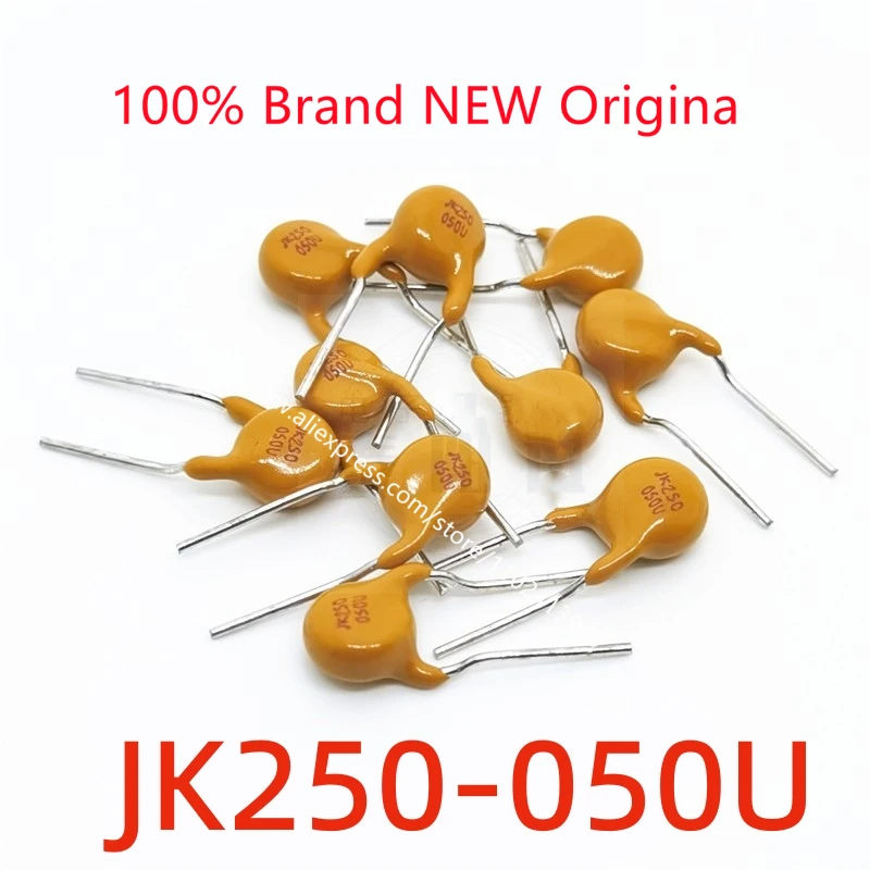 10pcs/lot JK250-050U 250V/50mA 0.05A PPTC thermistor with self-recovery fuse inserted directly.
10pcs/lot JK250-050U 250V/50mA 0.05A PPTC thermistor with self-recovery fuse inserted directly.