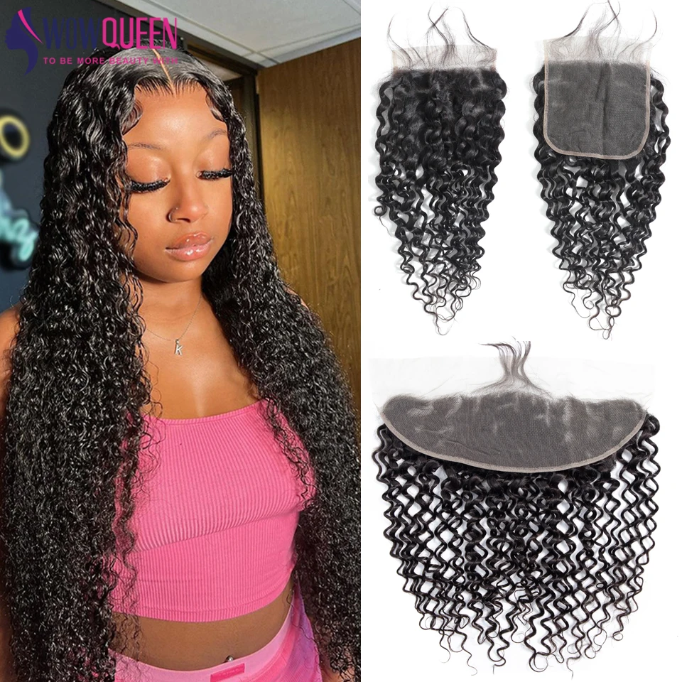 Kinky Curly 13x4 13x6 HD Lace Frontal 4x4 5x5 6x6 Lace Closure Only Deep Curly Transparent Lace Front Human Hair Remy Hair
Kinky Curly 13x4 13x6 HD Lace Frontal 4x4 5x5 6x6 Lace Closure Only Deep Curly Transparent Lace Front Human Hair Remy Hair