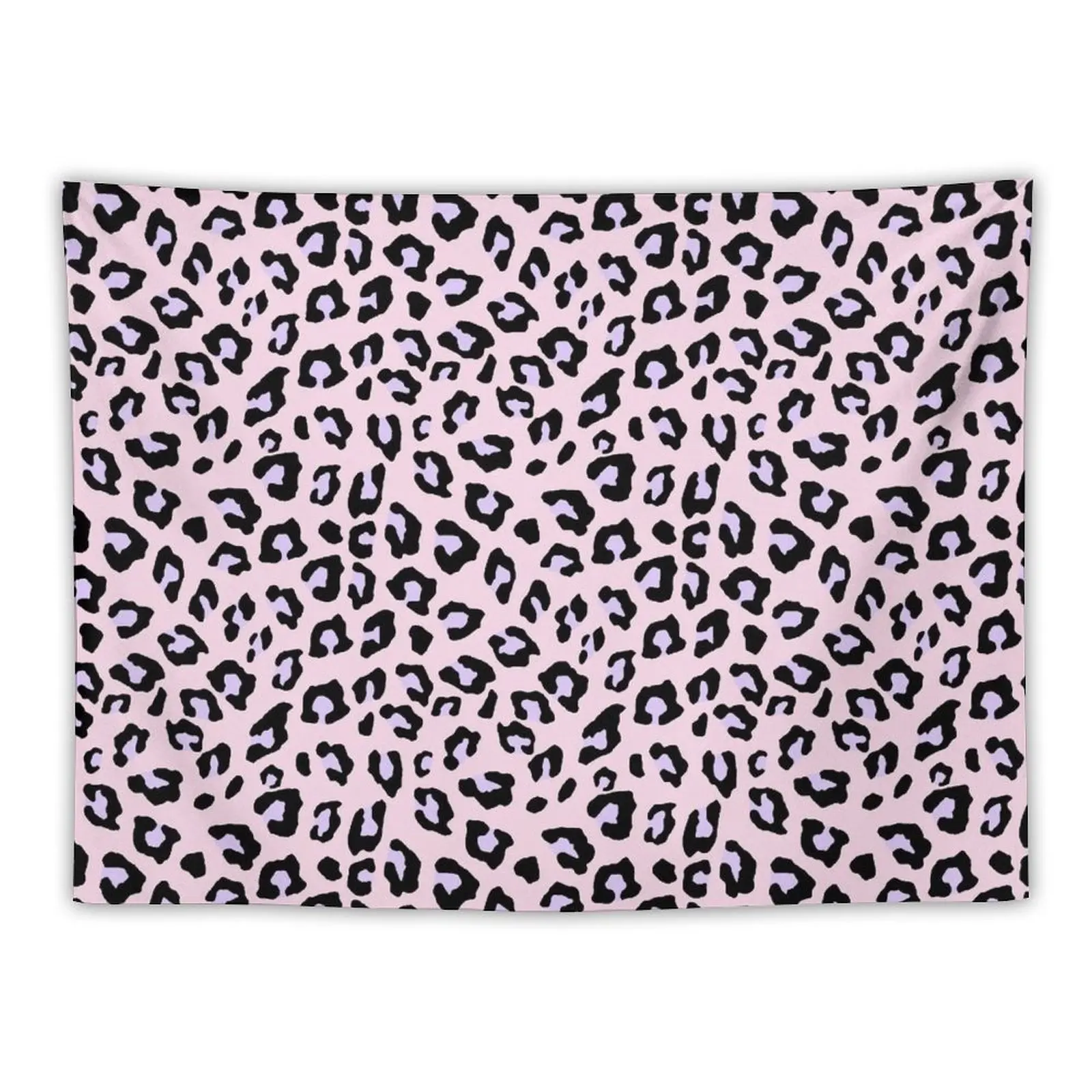 

New Leopard Print - Lavender Blush Original Tapestry Wall Decor Bedroom Decor