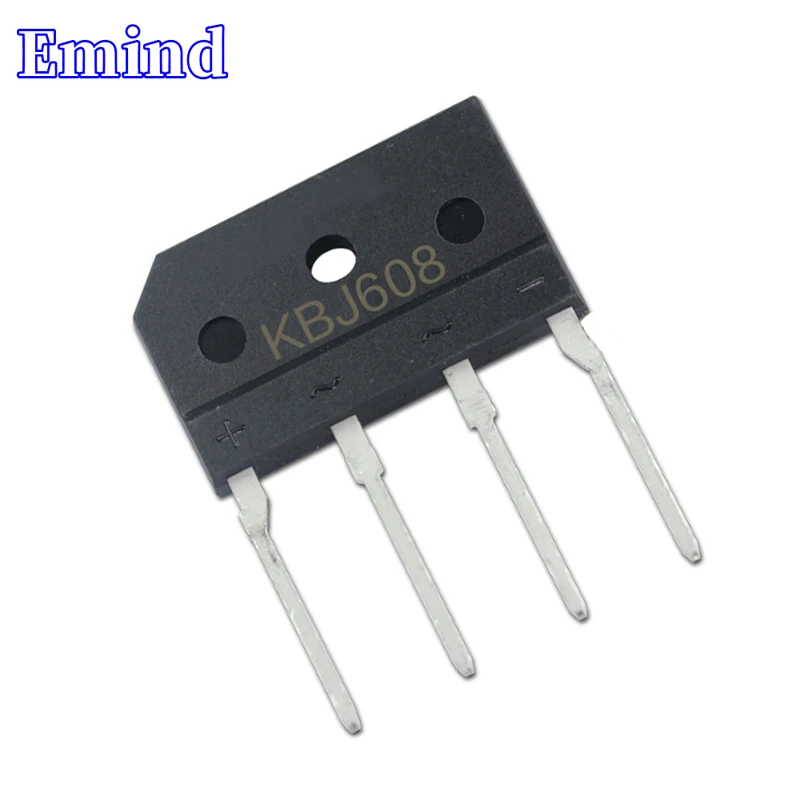 10Pcs KBJ608 Bridge Rectifier 6A/800V KBJ6K Bridge Stack Cutable Foot KBJ Footprint Flat Bridge
10Pcs KBJ608 Bridge Rectifier 6A/800V KBJ6K Bridge Stack Cutable Foot KBJ Footprint Flat Bridge