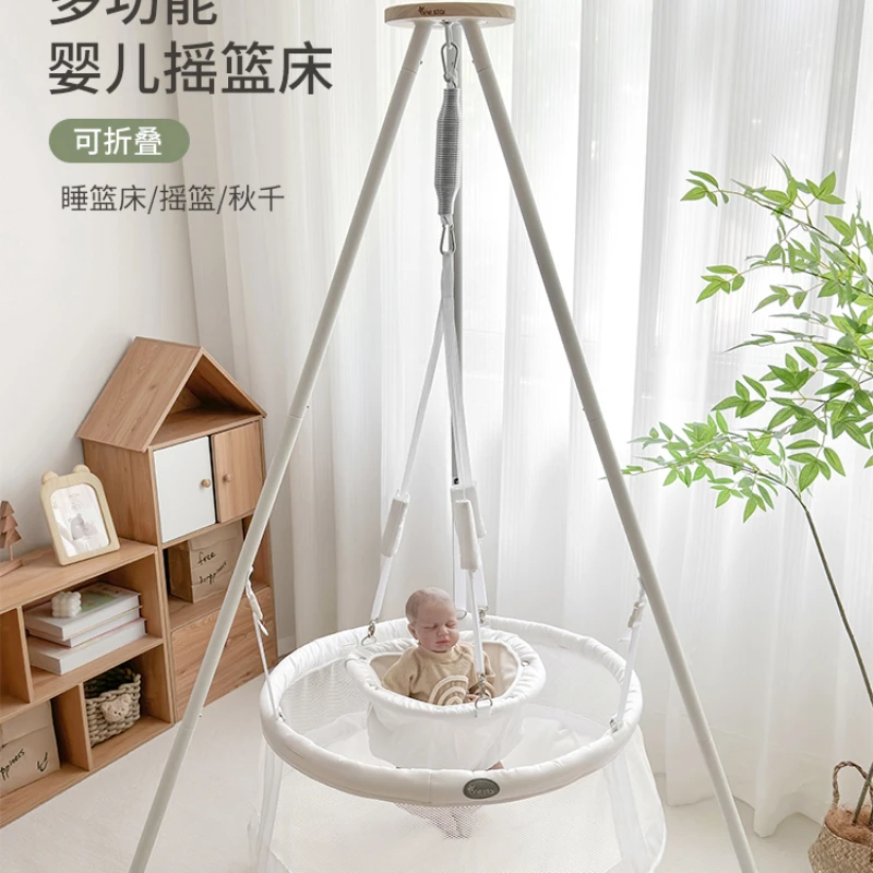 baby rocking bed up and down, calming, children's swing, hammock support, soothing, freeing hands
baby rocking bed up and down, calming, children's swing, hammock support, soothing, freeing hands