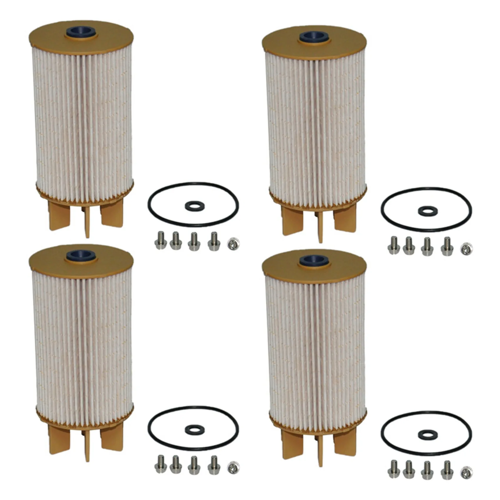 

4X Fuel Filter Part Number 16403-4KV0A Fuel Filter Elements Fuel Water Separator for Nissan Navara Np300