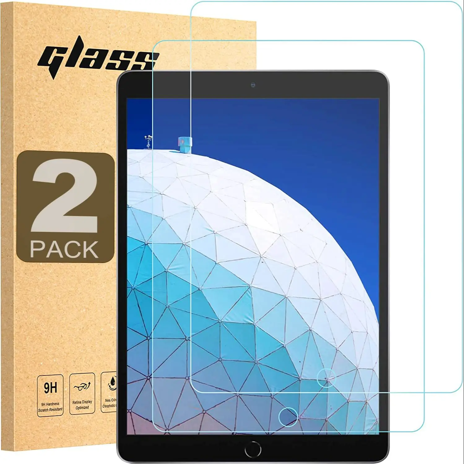 

2pcs Screen Protector Tempered Glass For iPad Air 3 10.5'' 2019 Air 3rd Gen A2153 A2123 A2154 A2152 Full Coverage Tablet Film