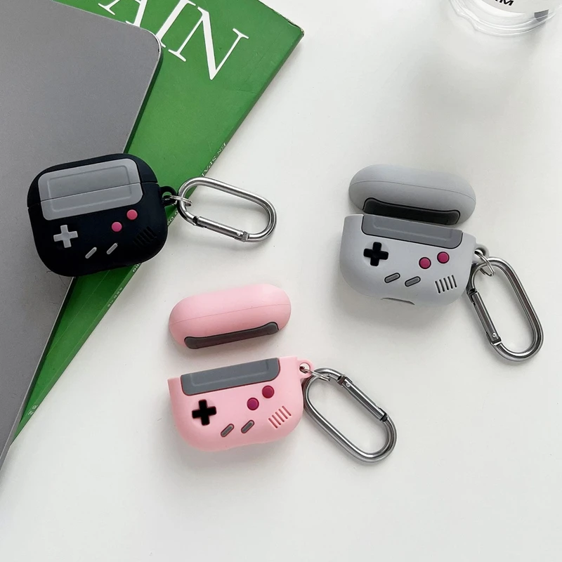 Games Console Shape Bluetooth Earphone Case for Airpods Pro 1 2 3 Cartoon Cute Silicone Protective Soft Cover With Hook
Games Console Shape Bluetooth Earphone Case for Airpods Pro 1 2 3 Cartoon Cute Silicone Protective Soft Cover With Hook