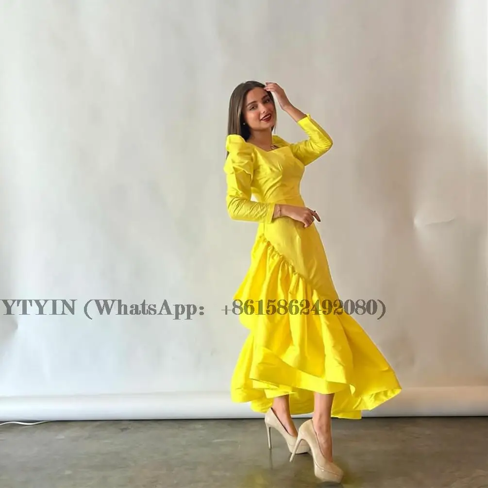 Short Taffeta Sqaure Collar Evening Dresses فساتين السهرة Mermaid Pleated Prom Dress Robe de soirée for Women
Short Taffeta Sqaure Collar Evening Dresses فساتين السهرة Mermaid Pleated Prom Dress Robe de soirée for Women