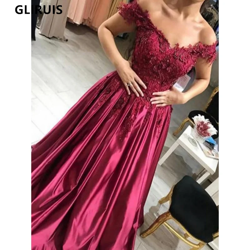 Off The Shoulder Crystal Evening Dresses Beading A-Line Sexy Appliques Sweetheart Sashes Pleat Court Train Party Prom Gown New
Off The Shoulder Crystal Evening Dresses Beading A-Line Sexy Appliques Sweetheart Sashes Pleat Court Train Party Prom Gown New