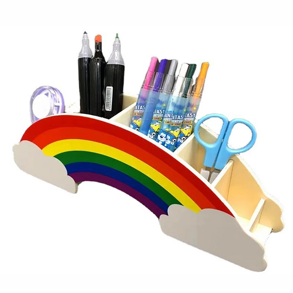 Пенал деревянный в радужной форме с несколькими отделениями для ручек и карандашей
Пенал деревянный в радужной форме с несколькими отделениями для ручек и карандашей