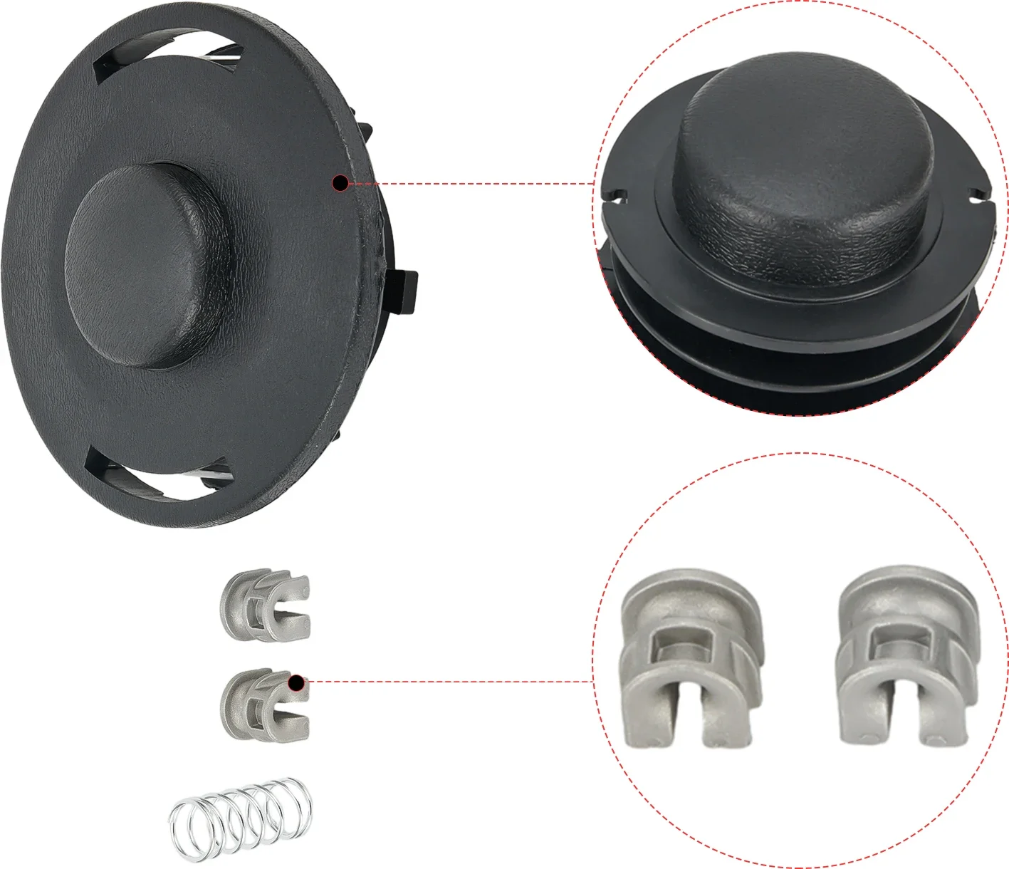 Brand New Spool Trimmer Head For Stihl Garden Home Kit Mower Parts RX110/120/130 Replacement 1 Set 25-2 Durable
Brand New Spool Trimmer Head For Stihl Garden Home Kit Mower Parts RX110/120/130 Replacement 1 Set 25-2 Durable