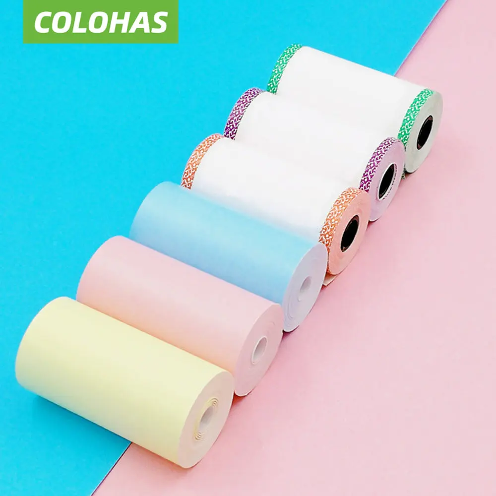 6 Rolls Thermal Paper Label Paper Sticker Paper Photo Color Paper For PeriPage PAPERANG Photo Printer Self-drying Film Paper
6 Rolls Thermal Paper Label Paper Sticker Paper Photo Color Paper For PeriPage PAPERANG Photo Printer Self-drying Film Paper