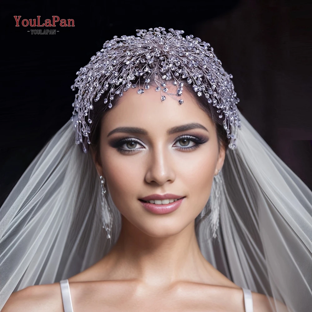TOPQUEEN Luxury Bridal Headband Wedding Hair Accessories Crystal Hair Pieces for Braids Women Tiara and Crown for Party HP431
TOPQUEEN Luxury Bridal Headband Wedding Hair Accessories Crystal Hair Pieces for Braids Women Tiara and Crown for Party HP431