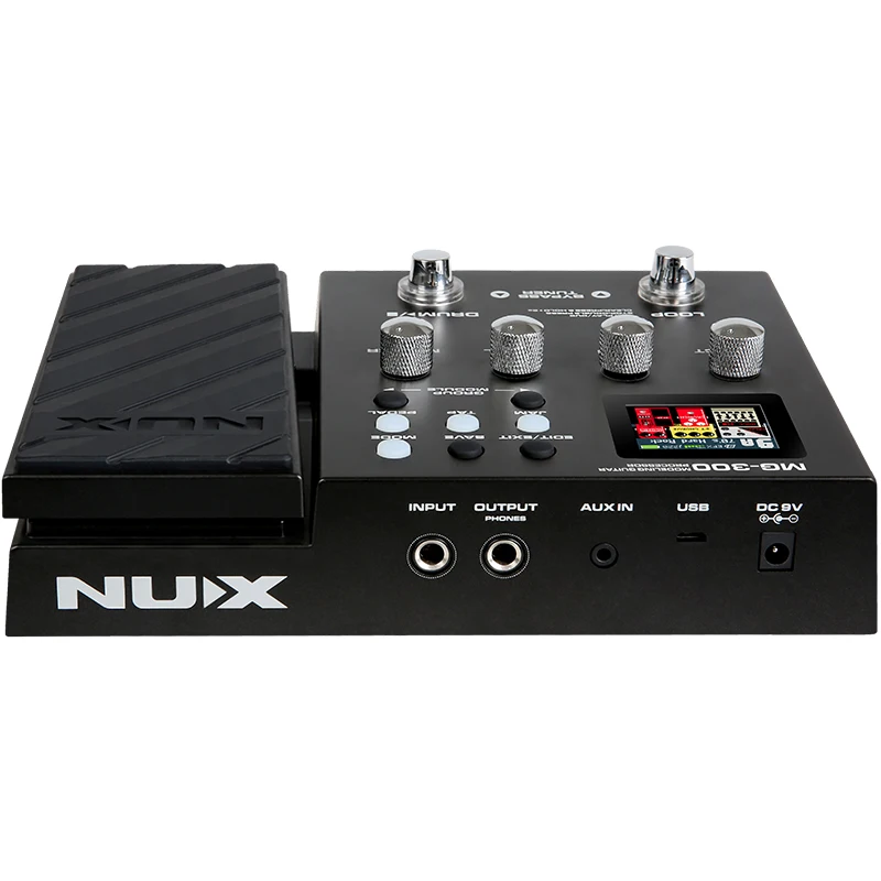 

Nux Mg-300 Bass Guitar Effect Pedal Processor Guitar Multi Effect Pedal 56 Drum Beat 60S Loop 3 Bands Eq Musical Instruments