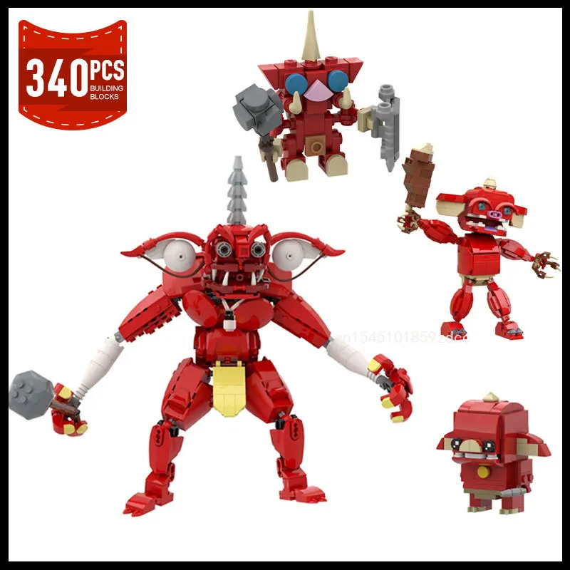 Конструктор MOC Zeldaed Red Monster Bokoblins, Набор строительных блоков, игрушка в виде свиньи, монстра, разведчика, экшн-фигурки, подарки
Конструктор MOC Zeldaed Red Monster Bokoblins, Набор строительных блоков, игрушка в виде свиньи, монстра, разведчика, экшн-фигурки, подарки