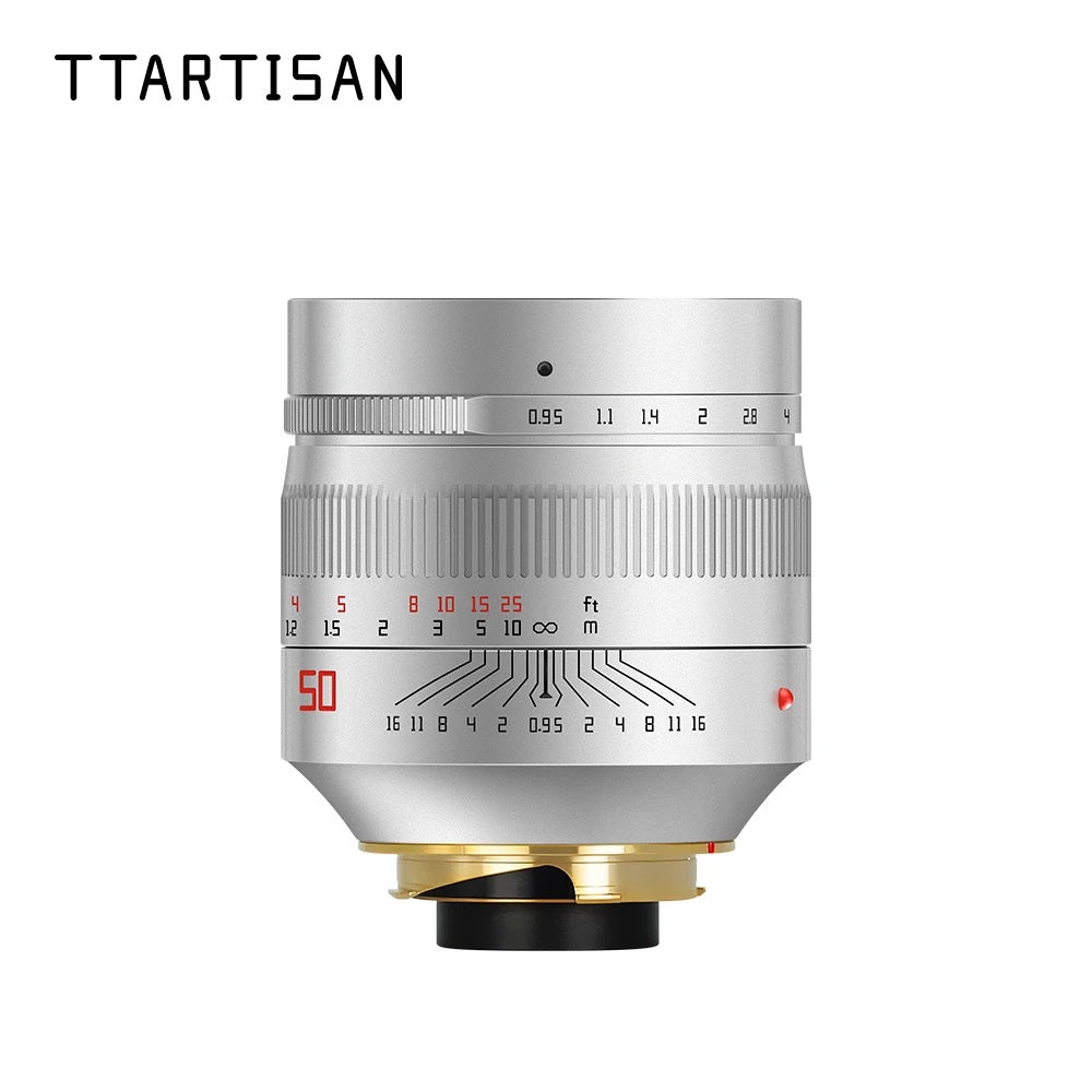 

TTArtisan 50mm F0.95 Full Frame Large aperture Prime Lens for Leica M-Mount Cameras Leica M240 M3 M6 M7 M8 M9 M9p M10 Объектив