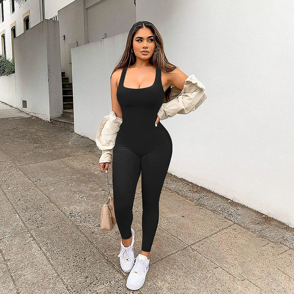YEAE Fitness Sports Sexy Lift Hip Women's Sling Jumpsuit High Stretch Tight Line Yoga Pants Summer Outdoor Tank Top Jumpsuit New
YEAE Fitness Sports Sexy Lift Hip Women's Sling Jumpsuit High Stretch Tight Line Yoga Pants Summer Outdoor Tank Top Jumpsuit New