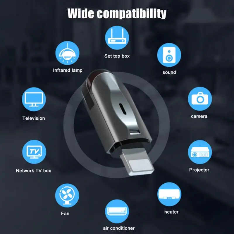 RYRA Phone Infrared Control For TV Box Air Conditioner Remote Control App Adapter Smartphone IPhone Type-C Micro USB Lightning
RYRA Phone Infrared Control For TV Box Air Conditioner Remote Control App Adapter Smartphone IPhone Type-C Micro USB Lightning