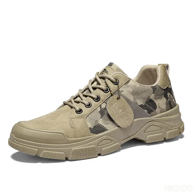 

Shoes for Men Camouflage Autumn New Military Desert Shoes Male High-top Sneakers Non-slip Work Shoes Men's Buty Robocze Meskie