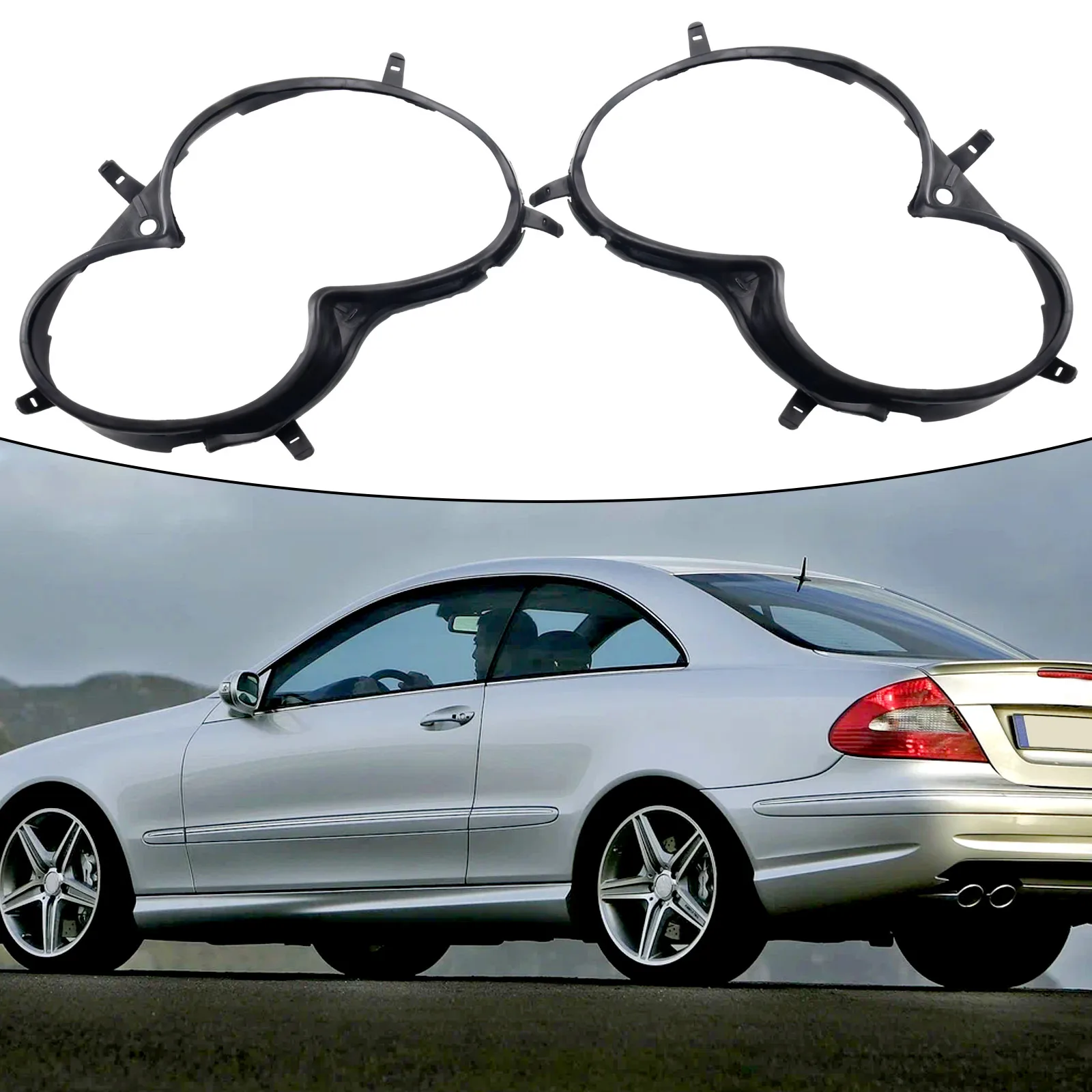 Part Gasket Headlamp Headlight Pair Plastic Right Black For Mercedes W209 CLK Gasket 2003-2009 Useful Brand New
Part Gasket Headlamp Headlight Pair Plastic Right Black For Mercedes W209 CLK Gasket 2003-2009 Useful Brand New
